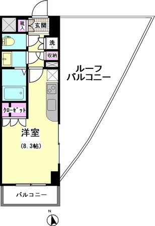 エスティメゾン大井仙台板の物件間取画像